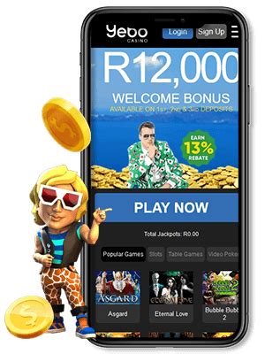 Play at Yebo casino instantly on your cell phone today!.
